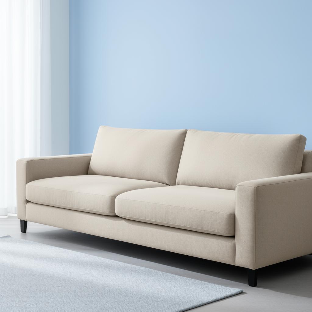 Sofá higienizado e como novo pela Clean 027